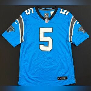 NWT Nike Diontae Johnson Carolina Panthers #5 Blue Alternate Game Jersey Men’s M